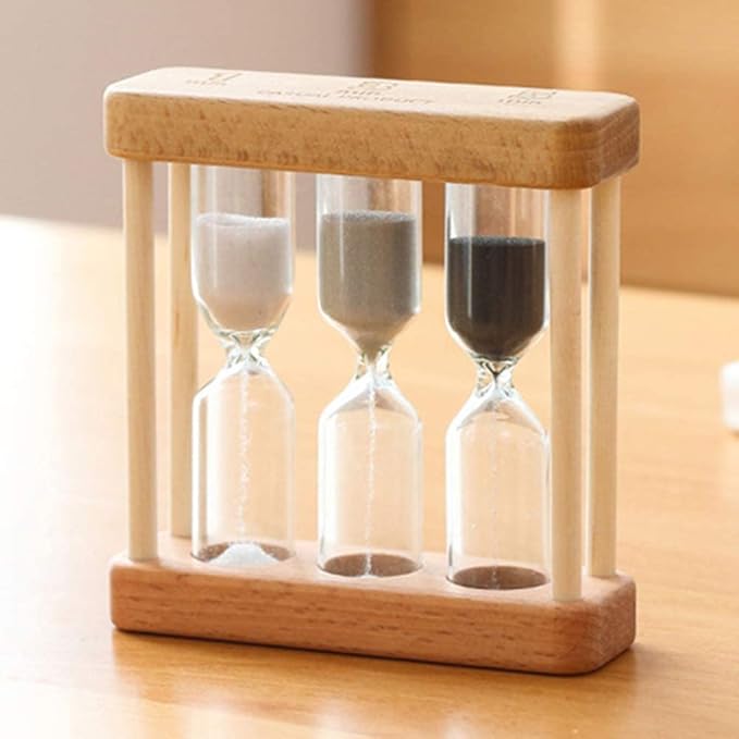 Creative 1/3/5 Minute Wooden Sand Glass Hourglass Timer Clock Home Decor Kitchen Tools Gift for Simple Style