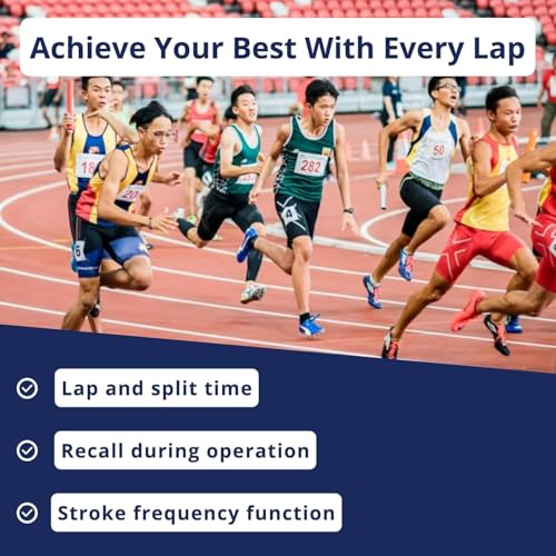 ULTRAK 495 100 Lap Memory Black Professional Stopwatches Continuous Display of Event Time New