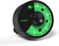 60-Minute Visual Timer, Twist to Set, Loud Battery-Powered Alarm, Minimalist Rotary Countdown Dial for Office, Study, Work & Home Time Management (Black)