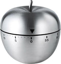 60 Minute Egg Timer, Kitchen Timers for Cooking, Wind Up Timer 0-60 Minutes, Timers for Classroom, Visual Timer for Kids, Mechanical Egg Shape Timer for Saunas and Hard Boiled Eggs (Fruit Shape)
