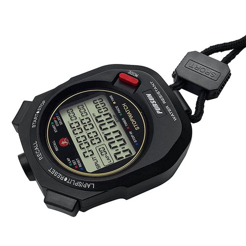 Professional Stopwatch Timer for Sports 100 Lap Stopwatch Digital Sports Stopwatch with Countdown Timer 100 Lap Memory 0.001 Second Timing Water Resistant