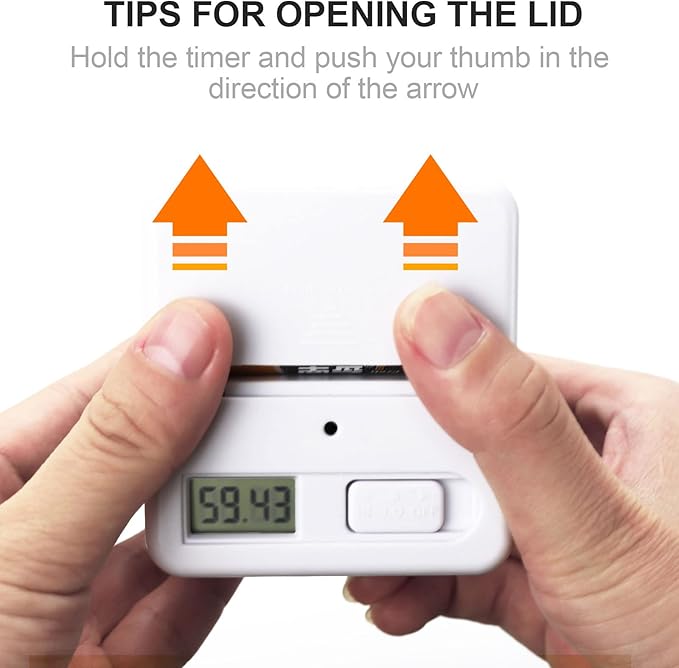 Feilifan Cube Timer, Productivity Cube Flip Timer for Kitchen Studying Workout Classroom Kids ADHD 15-20-30-60 Minute Preset, White