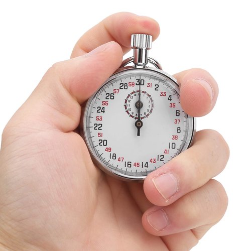 an Elegant Mechanical Stopwatch of Round Chronograph Sports for Stainless Steel Decoration