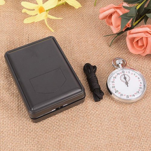 Mechanical Stop Watch, SXJ504 Handheld Sports Chronograph Alarm Mechanical Stopwatch Running Timer, for Sports Referee Running Cycling Count Timer