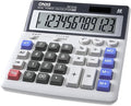 12 Digit Desk Calculator,Calculators Desktop with Extra Large 4.9" LCD Display & Big Buttons, Solar & Battery Dual Power, Standard Basic 4 Function Office Calculator for Financial, Home Daily Use