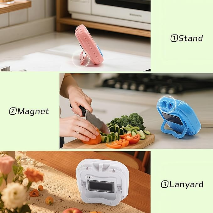 16 Pack Multi-Function Electronic Timer - Kitchen Timer,Magnetic Digital Timers,Big LCD Display, ON/Off Switch,Extensively Use in Cooking,Gym, Meeting, Classroom,Kitchen,Study,Work,Outdoor Activities