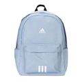 Light Blue 3‑Stripes Backpack Unisex Sports Student Travel Laptop Bag