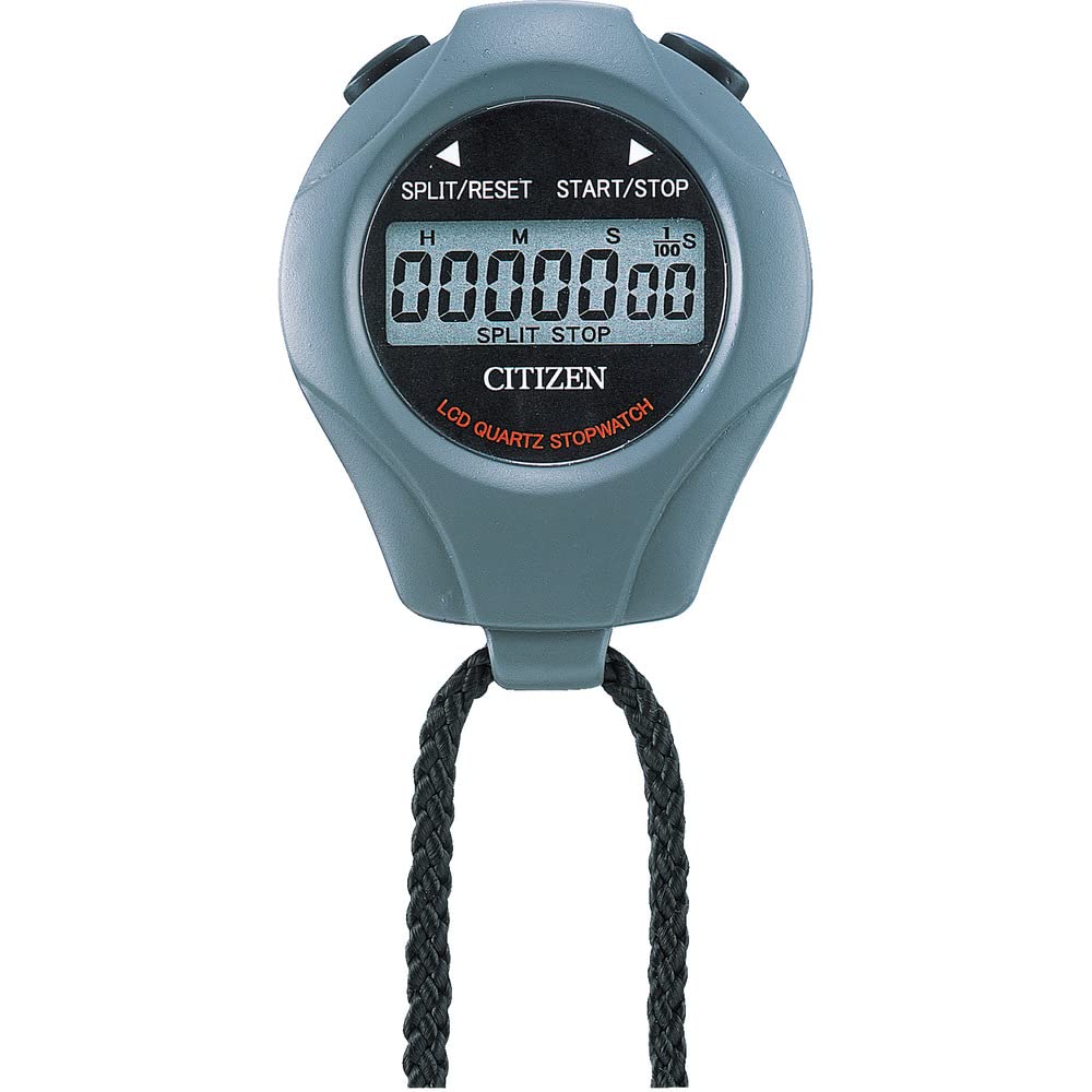 CITIZEN RHYTHM 运动秒表 多功能计时 简易累计分段 双计时 8RDA04-008